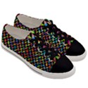 Abstract Geometric Men s Low Top Canvas Sneakers View3