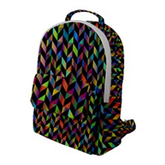 Abstract Geometric Flap Pocket Backpack (large) by Mariart