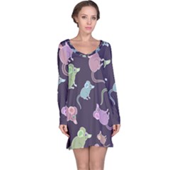 Animals Mouse Long Sleeve Nightdress