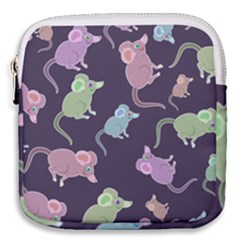 Animals Mouse Mini Square Pouch by Mariart