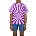 Background Whirl Wallpaper Kids  Short Sleeve Swimwear View1