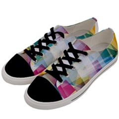 Abstract Background Men s Low Top Canvas Sneakers by Mariart