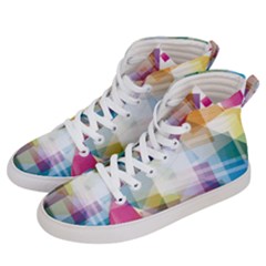 Abstract Background Men s Hi-top Skate Sneakers by Mariart