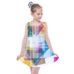 Abstract Background Kids  Summer Dress by Mariart