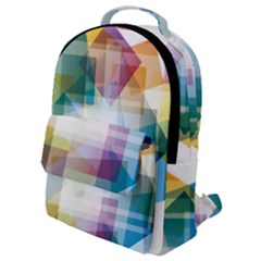 Abstract Background Flap Pocket Backpack (small)