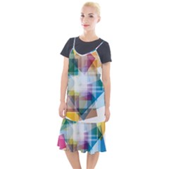 Abstract Background Camis Fishtail Dress by Mariart