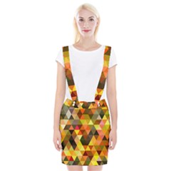 Abstract Geometric Triangles Shapes Braces Suspender Skirt