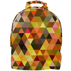 Abstract Geometric Triangles Shapes Mini Full Print Backpack