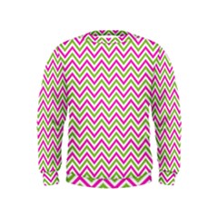 Abstract Chevron Kids  Sweatshirt by Mariart