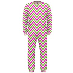 Abstract Chevron Onepiece Jumpsuit (men)  by Mariart