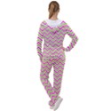 Abstract Chevron Women s Tracksuit View2