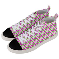 Abstract Chevron Men s Mid-top Canvas Sneakers by Mariart