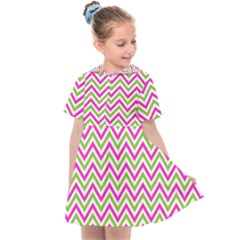 Abstract Chevron Kids  Sailor Dress