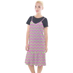 Abstract Chevron Camis Fishtail Dress