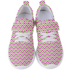 Abstract Chevron Women s Velcro Strap Shoes by Mariart