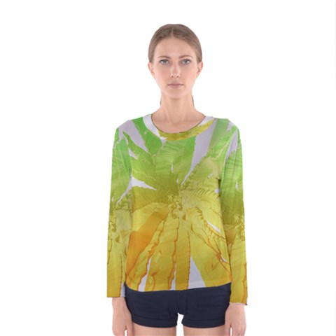 Abstract Background Tremble Render Women s Long Sleeve Tee by Mariart