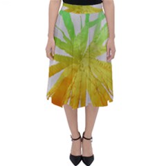 Abstract Background Tremble Render Classic Midi Skirt by Mariart