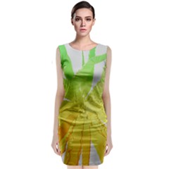 Abstract Background Tremble Render Sleeveless Velvet Midi Dress by Mariart