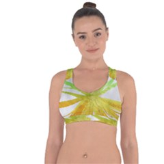 Abstract Background Tremble Render Cross String Back Sports Bra by Mariart