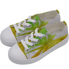 Abstract Background Tremble Render Kids  Low Top Canvas Sneakers by Mariart