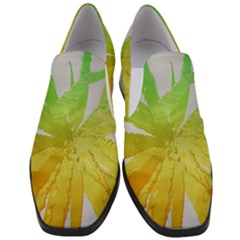 Abstract Background Tremble Render Slip On Heel Loafers by Mariart