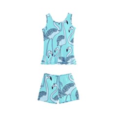 Bird Flemish Picture Kids  Boyleg Swimsuit