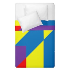 Colorful Red Yellow Blue Purple Duvet Cover Double Side (single Size) by Mariart