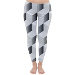 Cube Isometric Classic Winter Leggings by Mariart