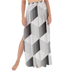 Cube Isometric Maxi Chiffon Tie-up Sarong by Mariart