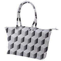 Cube Isometric Canvas Shoulder Bag