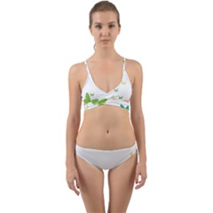 Butterfly Wrap Around Bikini Set