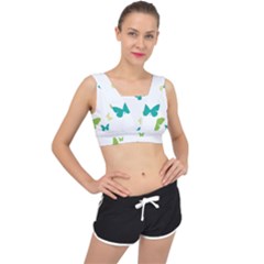 Butterfly V-back Sports Bra