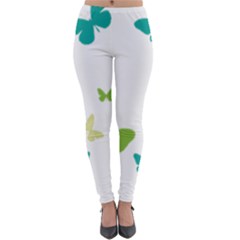 Butterfly Lightweight Velour Leggings by Mariart