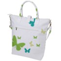 Butterfly Buckle Top Tote Bag View2