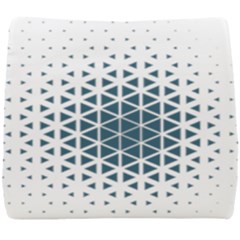 Business Blue Triangular Pattern Seat Cushion