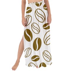 Coffee Beans Vector Maxi Chiffon Tie-up Sarong by Mariart