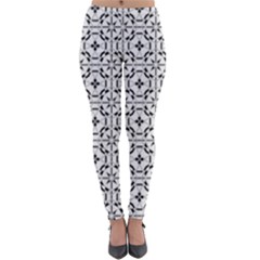 Decorative Ornamental Lightweight Velour Leggings