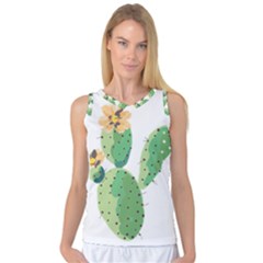 Cactaceae Thorns Spines Prickles Women s Basketball Tank Top by Mariart