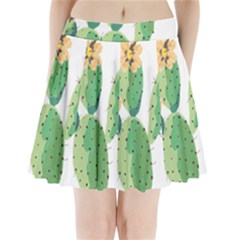 Cactaceae Thorns Spines Prickles Pleated Mini Skirt by Mariart