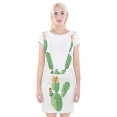 Cactaceae Thorns Spines Prickles Braces Suspender Skirt by Mariart