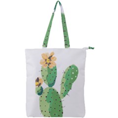 Cactaceae Thorns Spines Prickles Double Zip Up Tote Bag