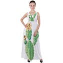 Cactaceae Thorns Spines Prickles Empire Waist Velour Maxi Dress View1