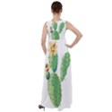 Cactaceae Thorns Spines Prickles Empire Waist Velour Maxi Dress View2