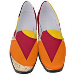 Circle Half Circle Colorful Women s Classic Loafer Heels by Mariart