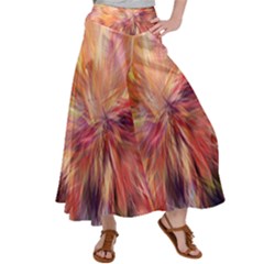 Color Background Structure Lines Satin Palazzo Pants by Mariart