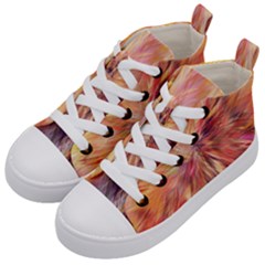 Color Background Structure Lines Kids  Mid-top Canvas Sneakers by Mariart