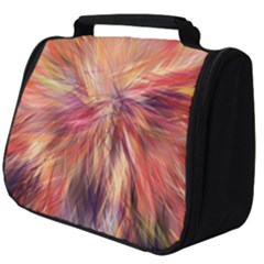 Color Background Structure Lines Full Print Travel Pouch (big)