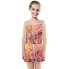 Color Background Structure Lines Kids  Summer Sun Dress by Mariart