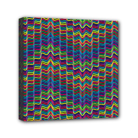 Decorative Ornamental Abstract Wave Mini Canvas 6  X 6  (stretched) by Mariart