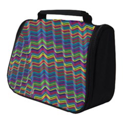 Decorative Ornamental Abstract Wave Full Print Travel Pouch (small)